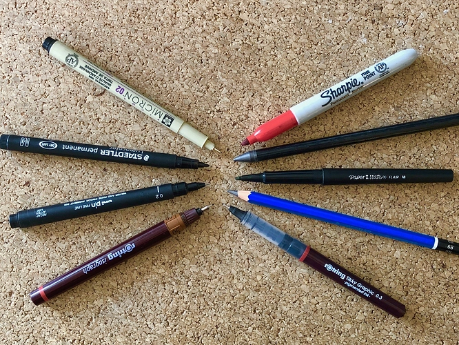 What kind of pens work best with Line-us? - FAQ - The Line-us community  forum